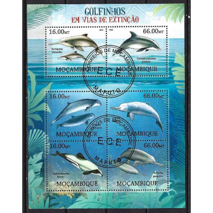 Mozambique 2012 (212) série complète de 6 timbres oblitérés