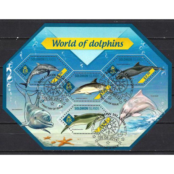 Salomon Islands 2014 (214) série complète de 4 timbres oblitérés