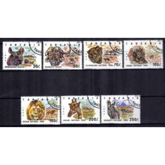 Tanzanie 1994 (21) série complète de 7 timbres oblitérés