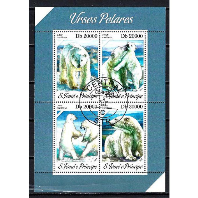 Saint Thomas et Prince 2013 (224) série complète de 4 timbres oblitérés