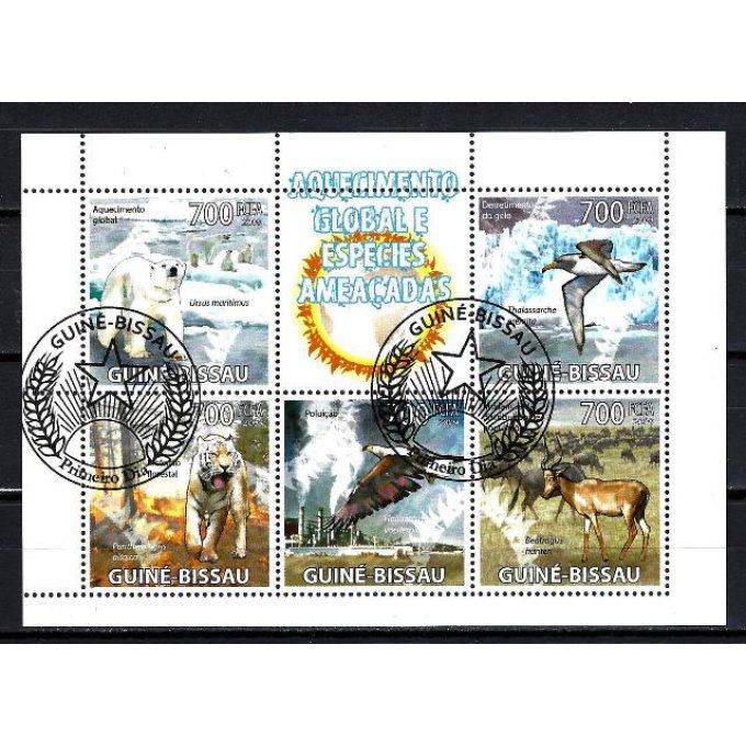 Guinée Bissau 2009 (232) série complète de 5 timbres oblitérés