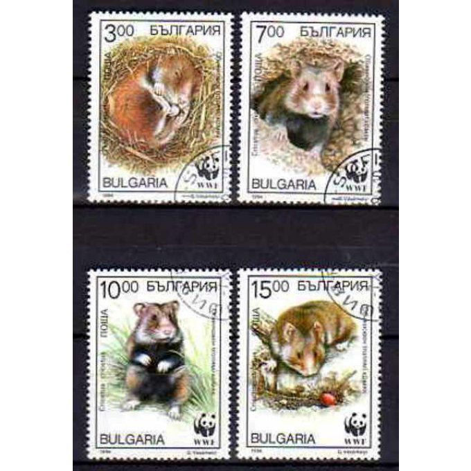 Bulgarie 1994 (23) série complète de 4 timbres oblitérés