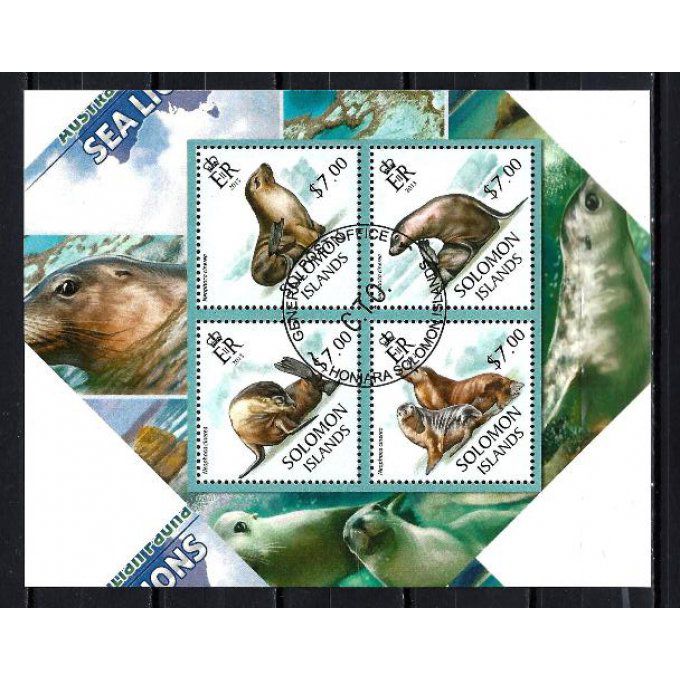 Salomon 2013 (254) série complète de 4 timbres oblitérés