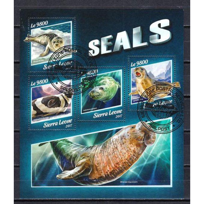 Sierra Leone 2017 (256) série complète de 4 timbres oblitérés