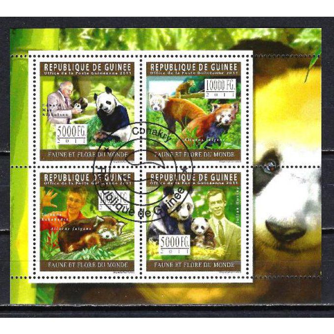 Guinée 2011 (264) série complète de 4 timbres oblitérés