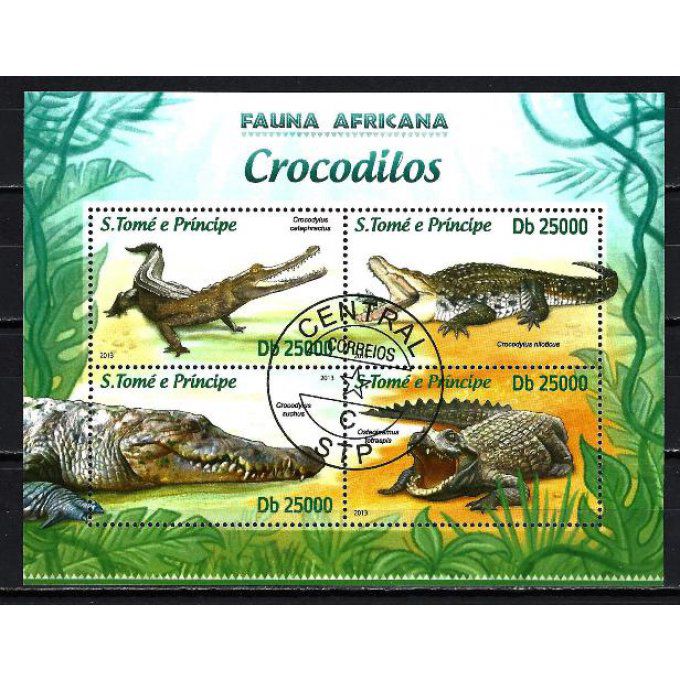 Saint Thomas et Prince 2013 (269) série complète de 4 timbres oblitérés