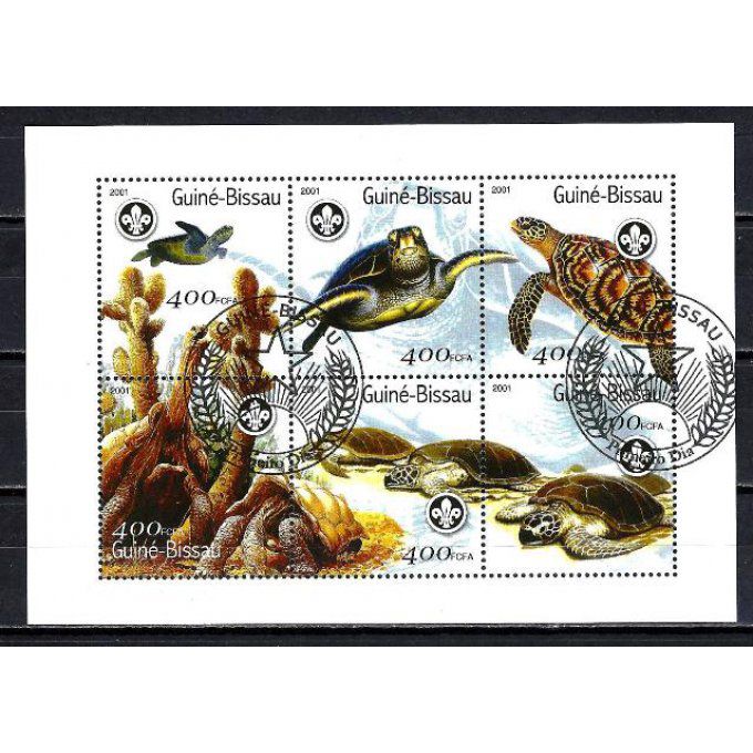 Guinée Bissau 2001 (271) série complète de 6 timbres oblitérés