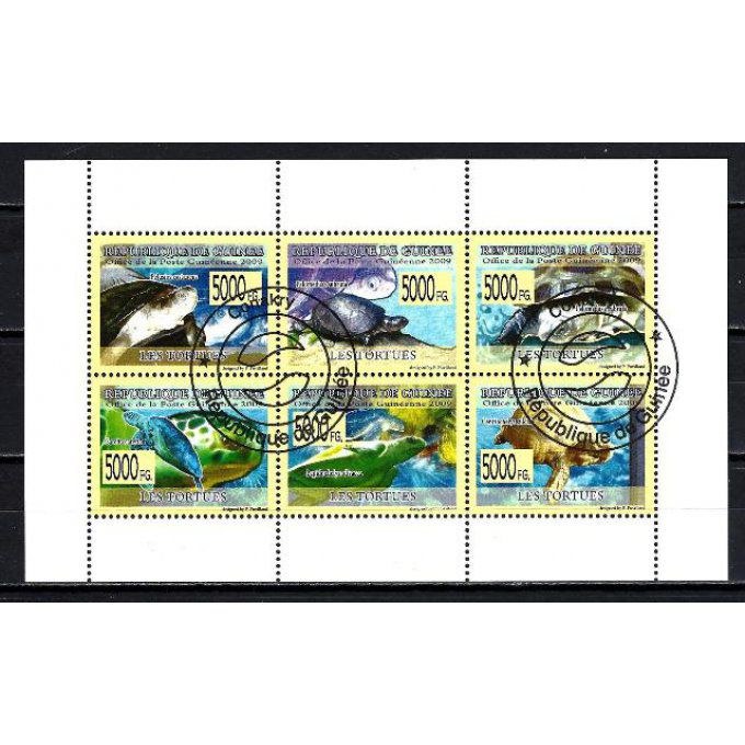 Guinée 2009 (273) série complète de 6 timbres oblitérés