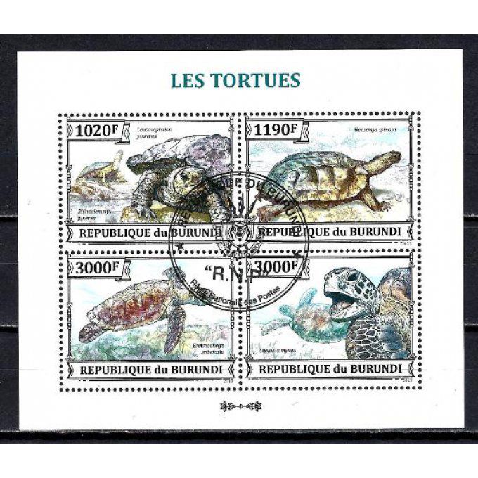 Burundi 2013 (274) série complète de 4 timbres oblitérés