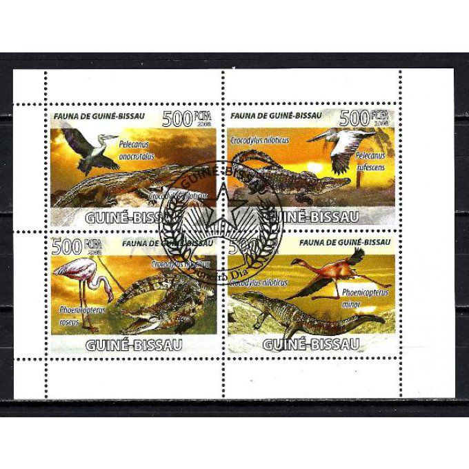 Guinée Bissau 2008 (275) série complète de 4 timbres oblitérés