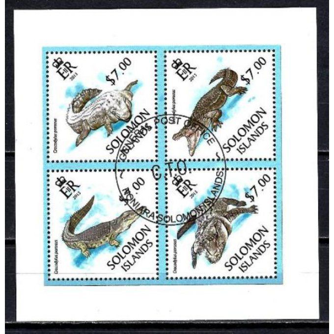 Salomon 2013 (276) série complète de 4 timbres oblitérés