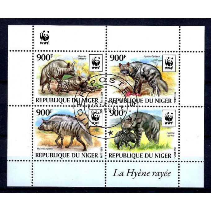 Niger 2015 (292) série complète de 4 timbres oblitérés