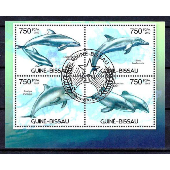 Guinée Bissau 2012 (297) série complète de 4 timbres oblitérés