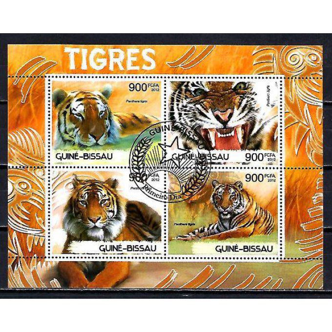 Guinée Bissau 2012 (157) série complète de 4 timbres oblitérés