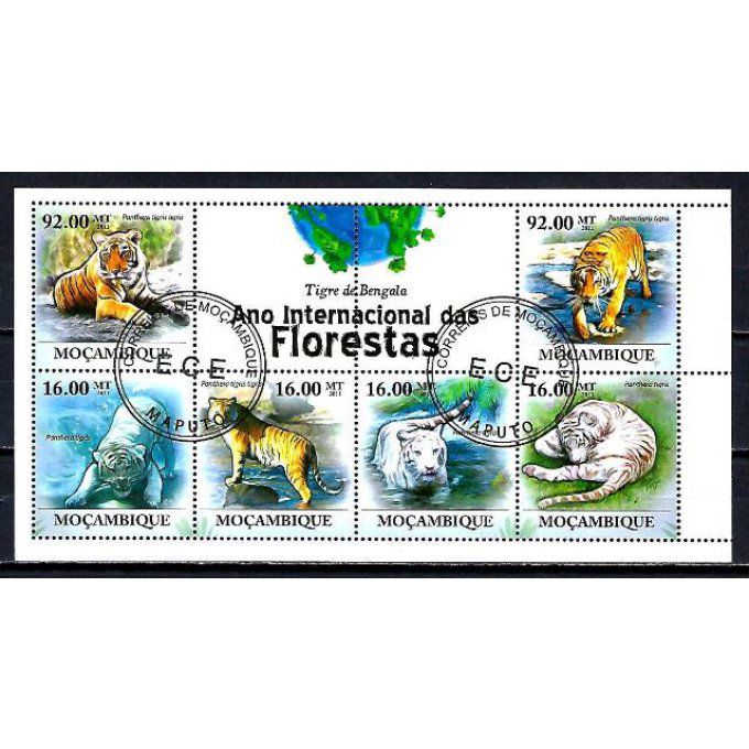 Mozambique 2011 (309) série complète de 6 timbres oblitérés