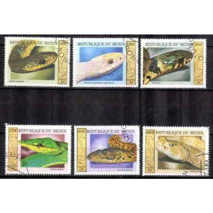 Bénin 1999 (30) série complète de 6 timbres oblitérés