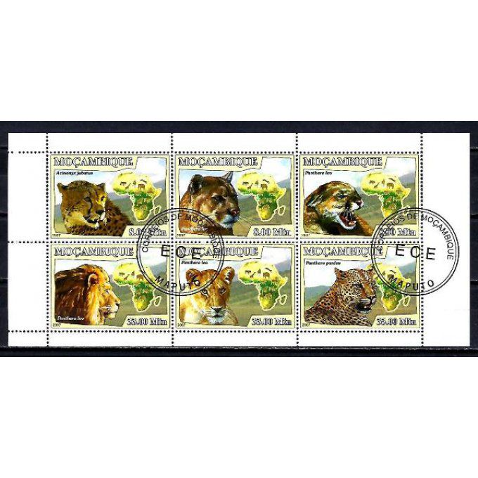 Mozambique 2007 (310) série complète de 6 timbres oblitérés