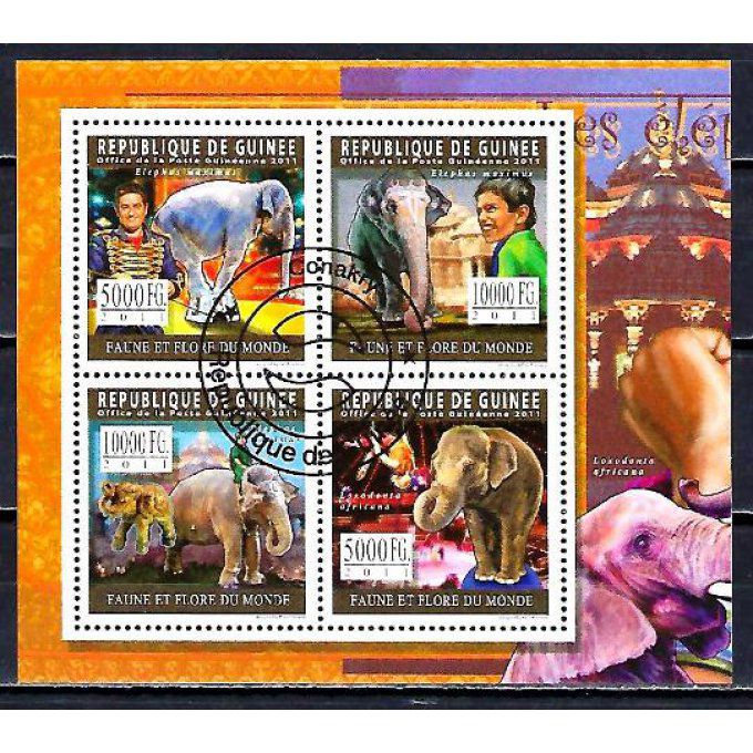 Guinée 2011 (313) série complète de 4 timbres oblitérés