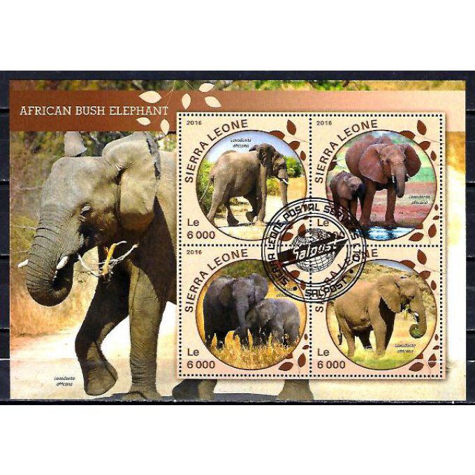 Sierra Leone 2016 (318) série complète de 4 timbres oblitérés