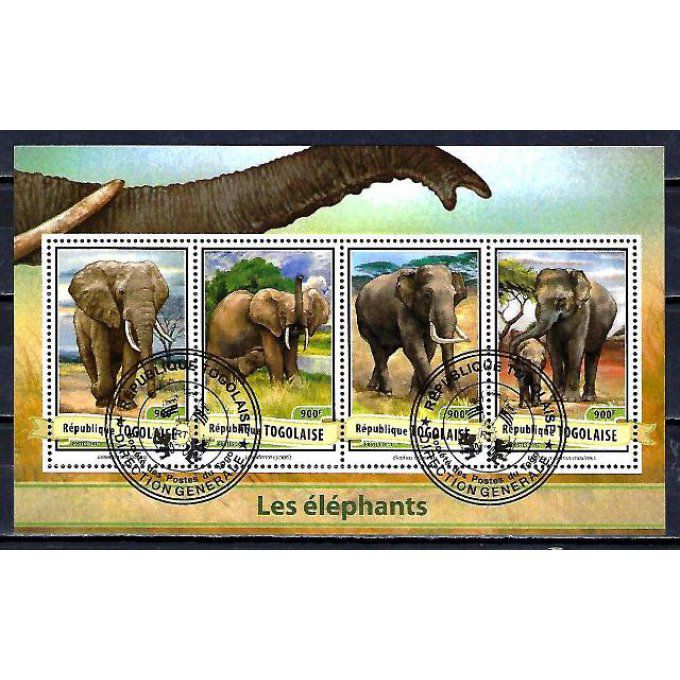Togo 2017 (320) série complète de 4 timbres oblitérés