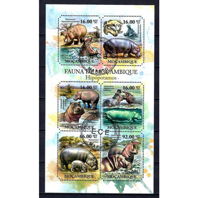 Mozambique 2011 (321) série complète de 6 timbres oblitérés