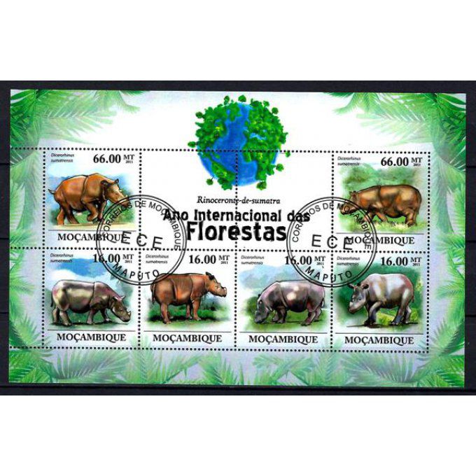 Mozambique 2011 (330) série complète de 6 timbres oblitérés