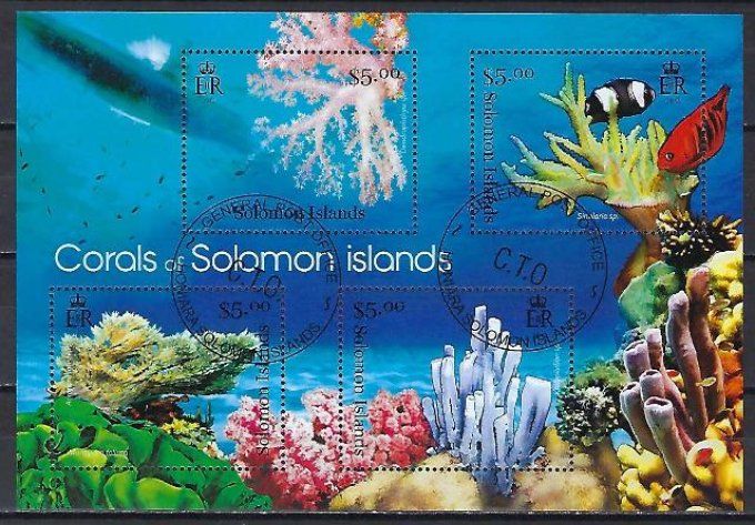Salomon 2013 (354) série complète de 4 timbres oblitérés