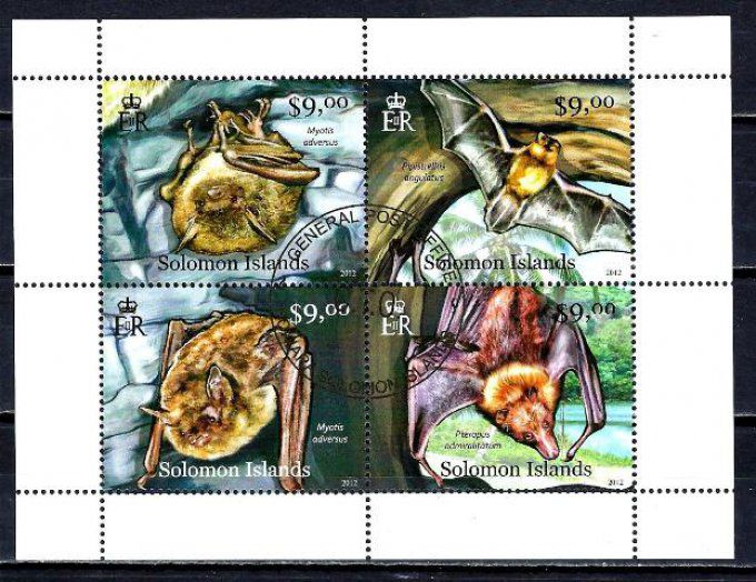 Salomon 2012 (355) série complète de 4 timbres oblitérés