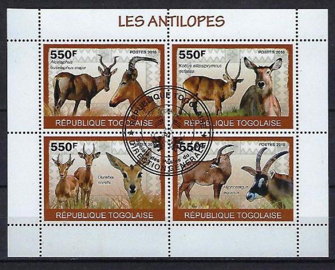 Togo 2014 (369) série complète de 4 timbres oblitérés