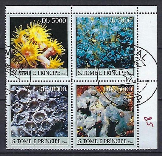 Saint Thomas et Prince 2004 (374) série complète de 4 timbres oblitérés