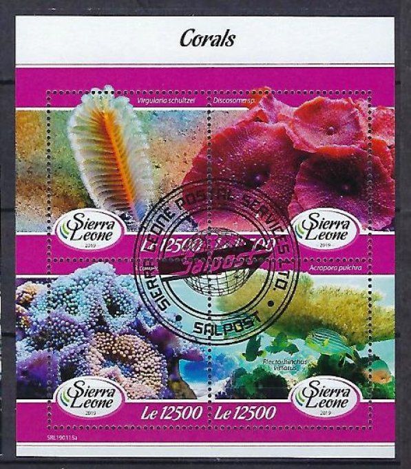 Sierra Leone 2019 (377) série complète de 4 timbres oblitérés