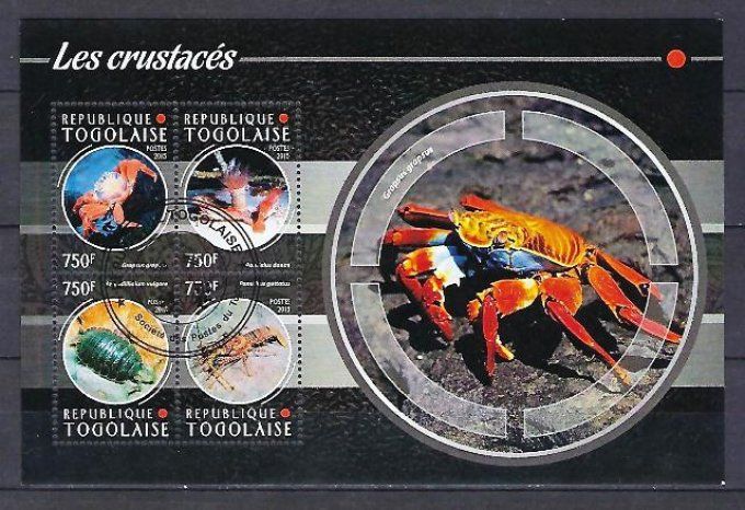 Togo 2015 (383) série complète de 4 timbres oblitérés