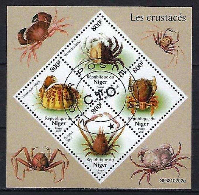 Niger 2021 (390) série complète de 4 timbres oblitérés