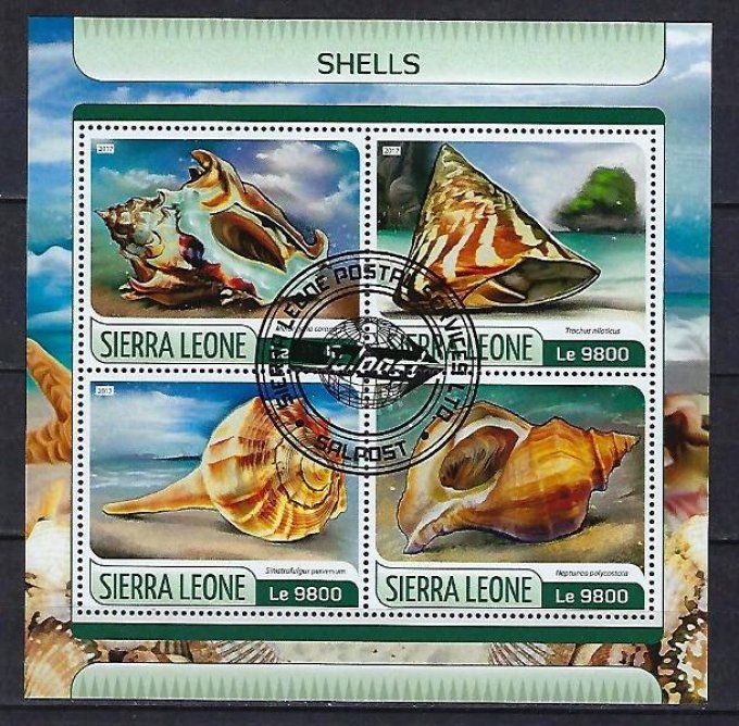 Sierra Leone 2017 (408) série complète de 4 timbres oblitérés