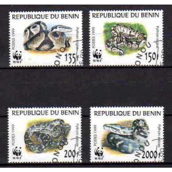 Bénin 1999 (40) série complète de 4 timbres oblitérés