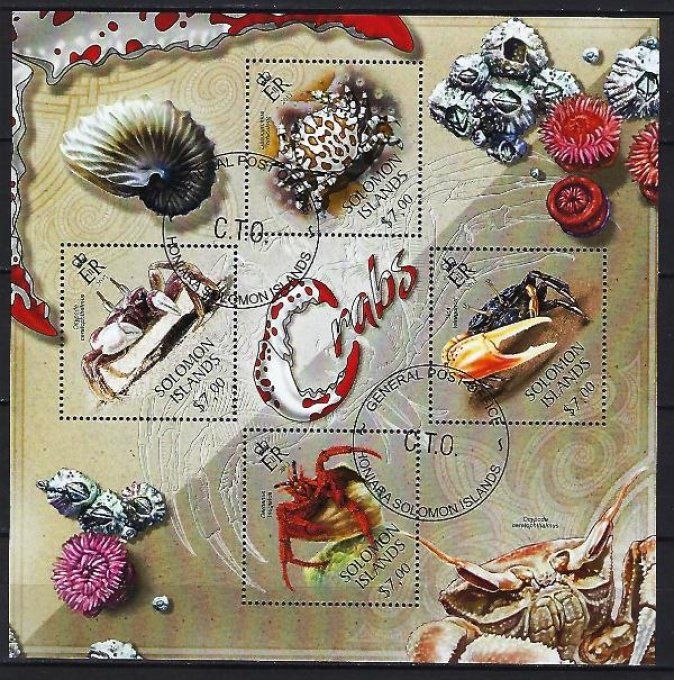 Salomon 2013 (419) série complète de 4 timbres oblitérés