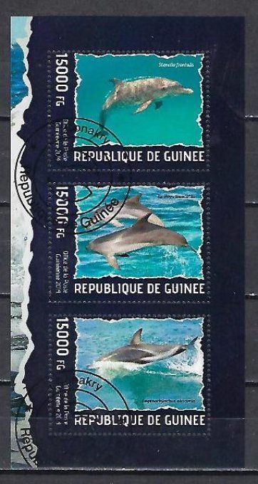 Guinée 2014 (425) série complète de 4 timbres oblitérés