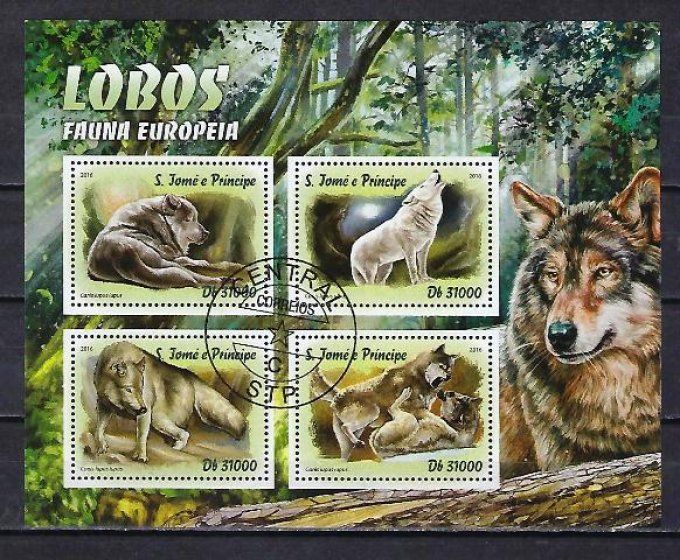 Saint Thomas et Prince 2016 (432) série complète de 4 timbres oblitérés