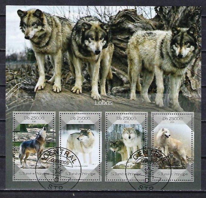 Saint Thomas et Prince 2014 (433) série complète de 4 timbres oblitérés