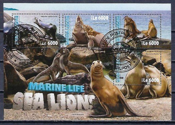 Sierra Leone 2016 (454) série complète de 4 timbres oblitérés