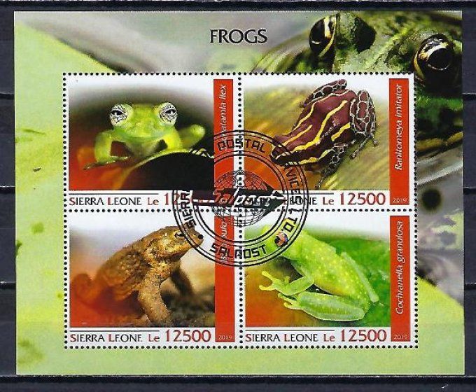 Sierra Leone 2019 (455) série complète de 4 timbres oblitérés
