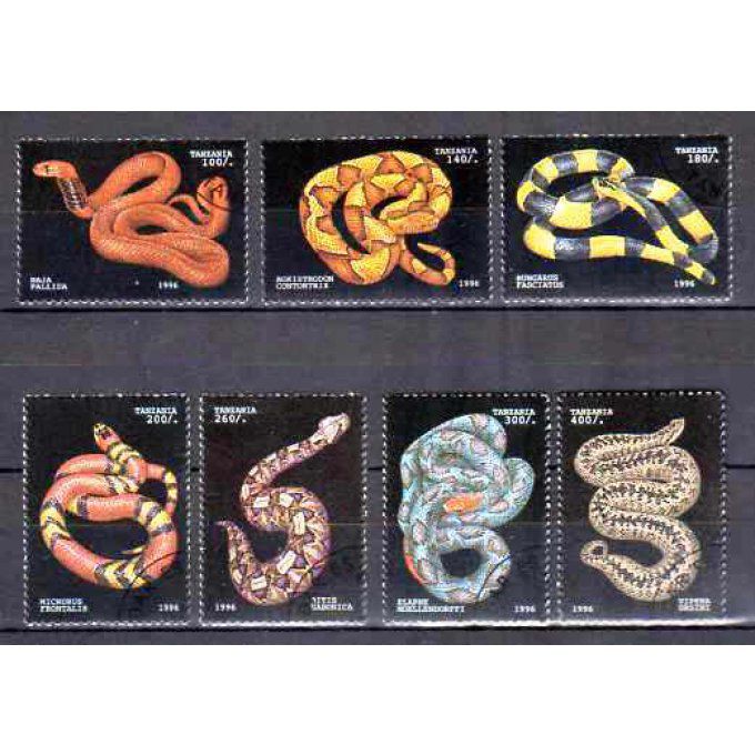 Tanzanie 1996 (48) série complète de 7 timbres oblitérés