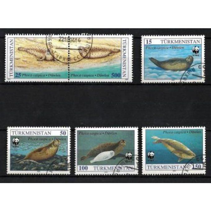 Turkménistan 1993 (52) série complète de 6 timbres oblitérés