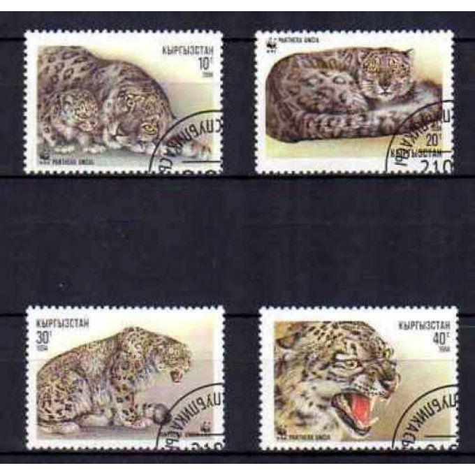 Kirghizstan 1994 (56) série complète de 4 timbres oblitérés