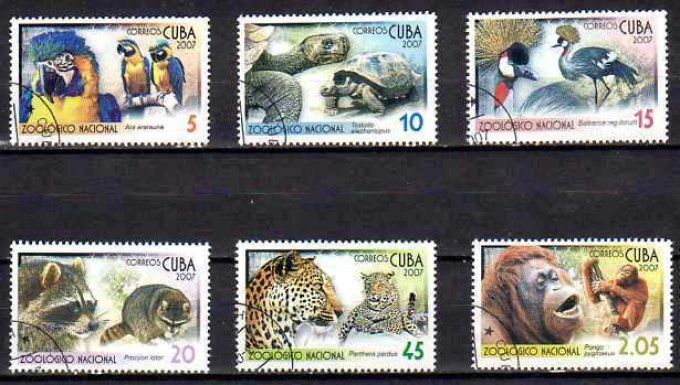 Cuba 2007 (65) série complète de 6 timbres oblitérés