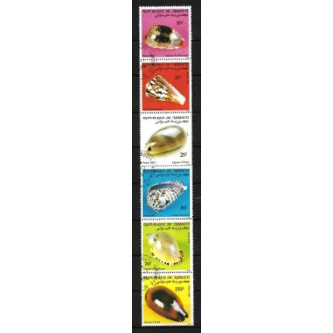 Djibouti 1982 (67) série complète de 6 timbres oblitérés