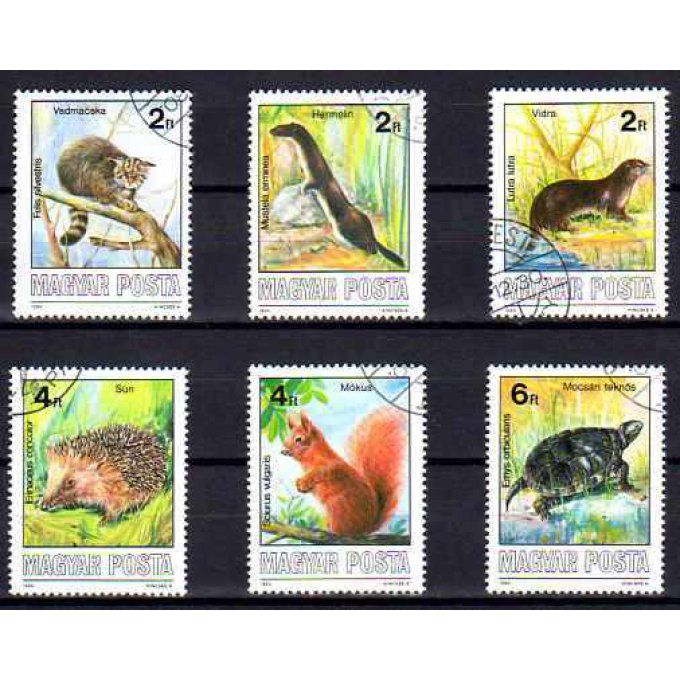 Hongrie 1986 (69) série complète de 6 timbres oblitérés