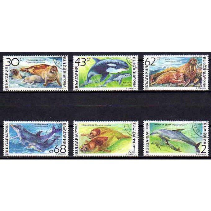 Bulgarie 1991 (72) série complète de 6 timbres oblitérés
