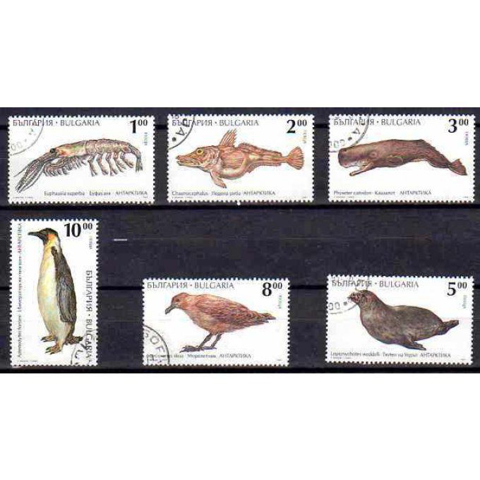 Bulgarie 1995 (73) série complète de 6 timbres oblitérés