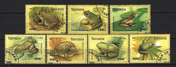 Tanzanie 1996 (79) série complète de 7 timbres oblitérés